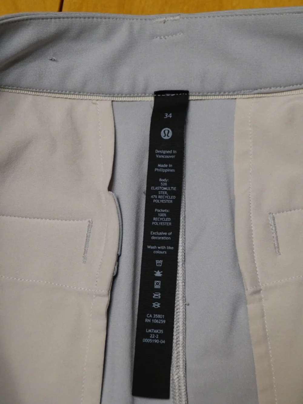 lululemon athletica commission shorts men 34